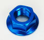 Mutter Roller M12 x 1,5mm Aluminium blau eloxiert