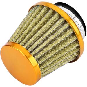Luftfilter Universal Tuning 28-35mm gerader Einlass, Gold