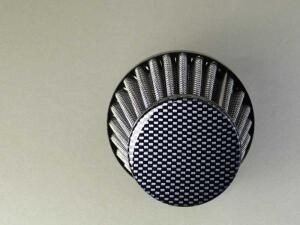 Luftfilter Tuning Anschluss 28/35mm 45Grad schräg im Carbon Design