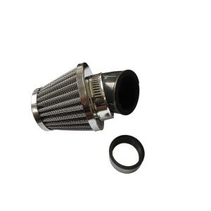 Universal Air Filter Conical Air Filter 28/35 45. Chrome No. (730CR) 18-35mm