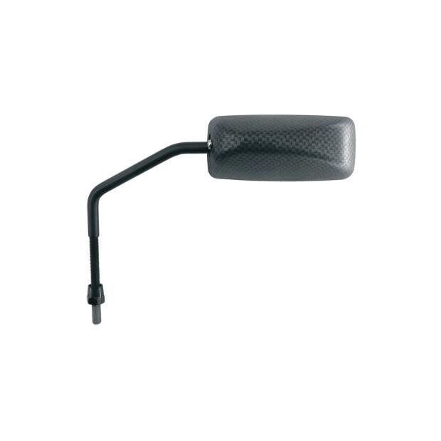 Rückspiegel Universal mit M8x1,25 Gewinde, carbon optik, beidseitig