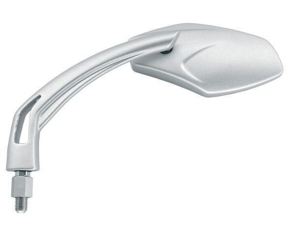Rückspiegel Universal mit M10x1,25 Gewinde, rechts, silber