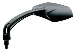 SPECCHIETTO UNIVERSALE NERO OVALE DX