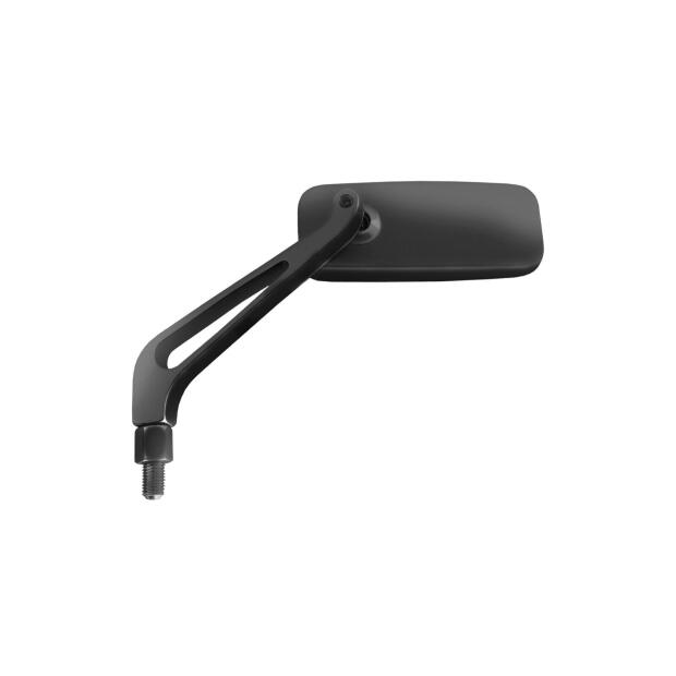 Rückspiegel Universal mit M10x1,25 Gewinde, links, schwarz