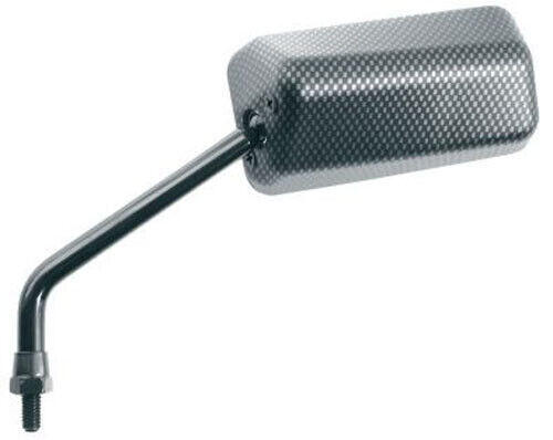 Rückspiegel Universal mit M10x1,25 Gewinde, rechts carbon optik matt