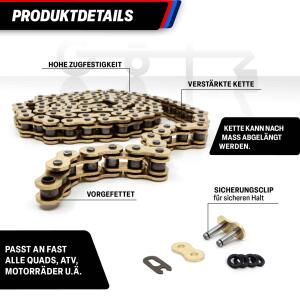 Kettensatz X-Ring für Bombardier DS 650 19/36