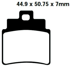 Bremsbelag Dinli DMX350 DL801/802 hinten