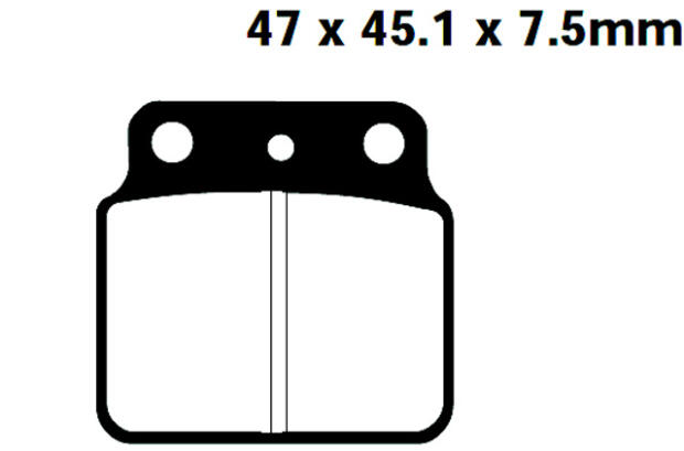 Sinter Bremsbeläge hinten Suzuki LTZ 400