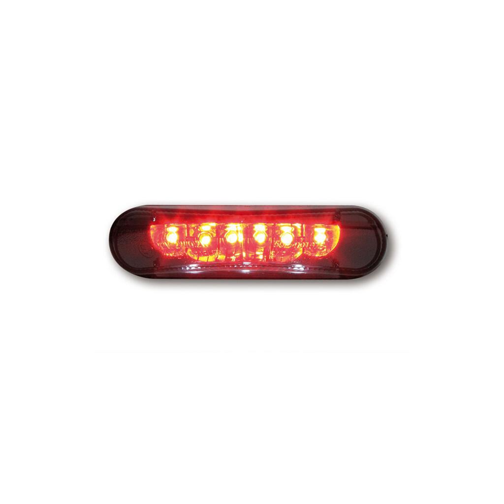 Led Rücklicht Bremslicht mit Kennzeichenhalter rot Motorrad Quad Roller Enduro