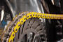 Chain X-ring for Suzuki LTR 450 reinforced yellow