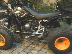 Nerfbar für Yamaha Warrior YFM 350 X schwarz