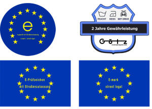 Bremsbeläge Dinli Centhor 565/700/800 hinten