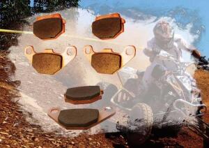 3x EBC Bremsbeläge VA+HA Dinli DL450RS DL901 06-09 Sintermetall