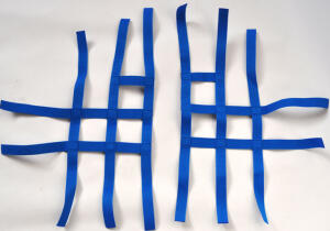 Netze Nerfbar Yamaha YFM 700 R blau 3 & 2