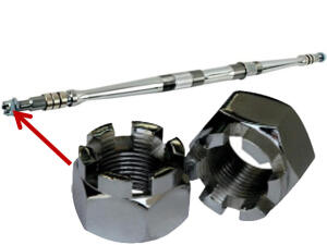 Mutter Achse Quad ATV M18mm universell verstärkte Ausführung