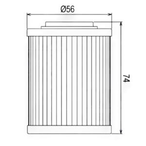 3x Ölfilter Bombardier DS 650 - DS650 Baja