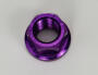 Mutter Roller M12 x 1,5mm Aluminium lila eloxiert