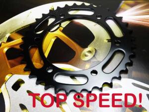 Tuning Kettenrad 36 Zähne für Explorer Trasher 450 Top Speed