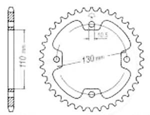 Kawasaki KFX450 t.36 sprocket rear