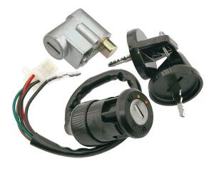 Ignition lock + Key set Kreidler Mustang Rex Sachs 170/200/250