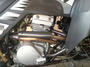 Auspuff SMC Barossa Stinger Kreidler SEIKEL Explorer Thomahawk Rex Derbi 250-300 & Krümmer