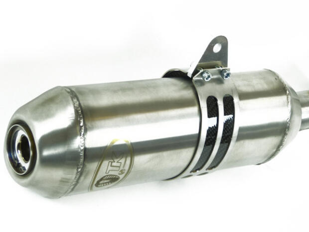 Auspuff Quad ATV Edelstahl universell Auspuffanlage mit ABE