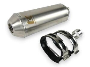 Auspuff für Quad ATV Edelstahl universell...