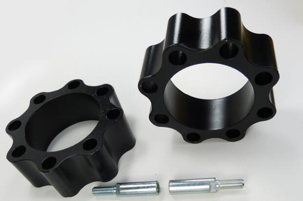 Spurverbreiterungen schwarz Quad ATV alle mit 110 mm - 115 mm Lochkreis hinten und vorne