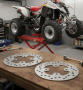 Bremsscheibe vorne für Polaris PHOENIX 200 OUTLAW 450S OUTLAW 450MXR OUTLAW 500 PREDATOR 500 OUTLAW 525S OUTLAW 525 IRS