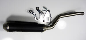 Auspuff Yamaha Grizzly YFM 660