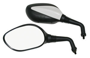 Spiegel Paar Yamaha M 8 Gewinde schwarz grau