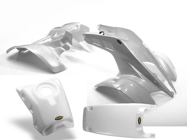 Kotflügel Set weiß Honda TRX 250 R