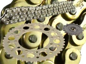 Kettensatz Kawasaki KLX 450 R O-Ring verstärkt