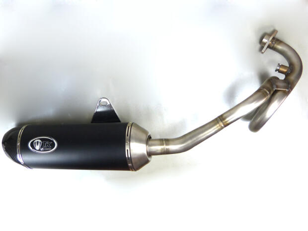 Exhaust Piaggio X8 / X7 / MP3 125cc carbon with e-mark
