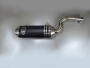 Exhaust Honda XR 600 R slip on with e-mark black edition