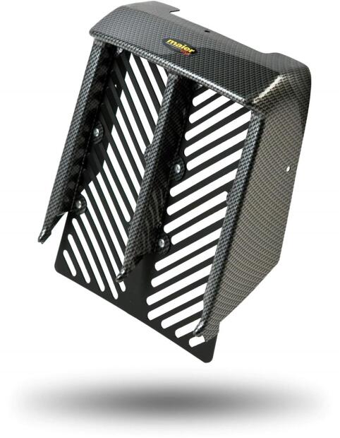 Kühler Abdeckung für Yamaha YFZ350 Banshee schwarz-matt