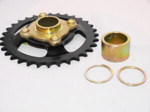 Yamaha Raptor YFM 350 R rear sprocket t.32