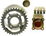Yamaha Raptor YFM 350 R rear sprocket t.32