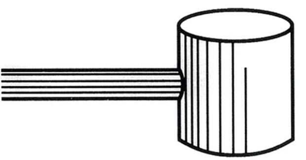 Bremszug Innenzug 7x7mm Zylinder Durchmesser Edelstahl 1800mm Länge
