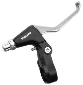 Mofa Moped Bremshebel Paar Silber Schwarz Aluminium