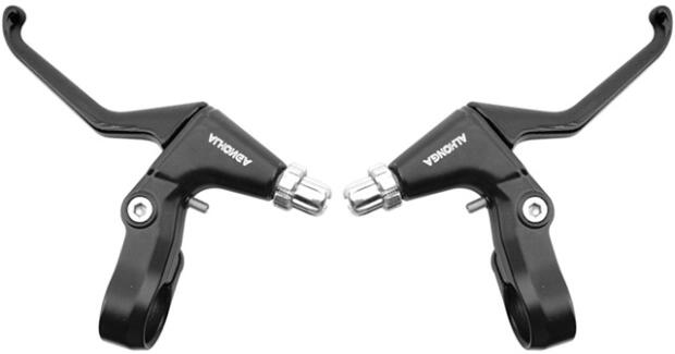 Cross Mofa / Moped Bremshebel Matt Schwarz Aluminium