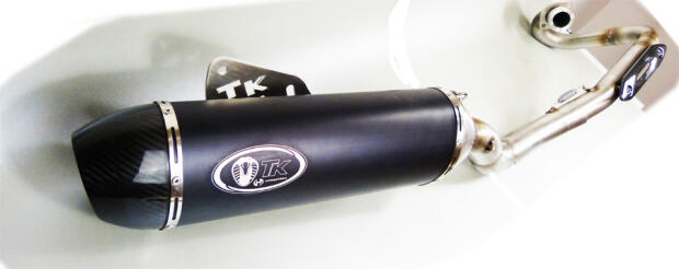 Auspuff mit Tuning Krümmer Arctic Cat DVX 400 Carbon mit ABE