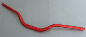Fatbar Motorrad Over Size Aluminium Lenker Rot
