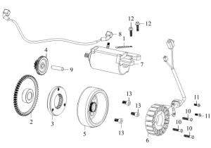 Anlasserfreilauf Can Am DS 250