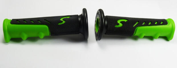 Griffgummi Quad ATV mit Motorradgasgriff grün