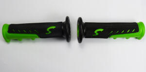 Griffgummi Quad ATV mit Motorradgasgriff grün