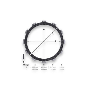 Kupplungslamellen für Suzuki LTZ 400 ab 05 Kupplungs...