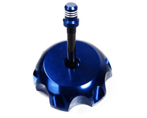Aluminum Fuel Tank Cap with Vent Valve blue for Honda XR 250