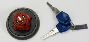 Abschließbarer Tankdeckel für Yamaha YQ Aerox 100 (00-02) Grau