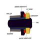 Kettensatz für Kreidler Supermoto 125 DD QM125GY-2B(ASD) X-Ring verstärkt